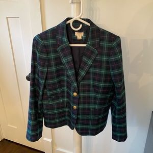 J. CREW Plaid Blazer